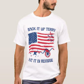 Terug naar Terry. Zet het achteruit! T-shirt (Voorkant)