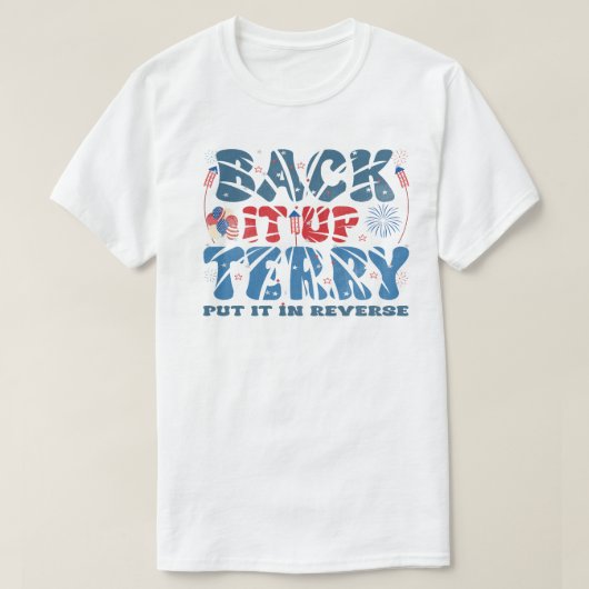 Terug naar Terry, zet het in vers T-shirt (Design voorkant)