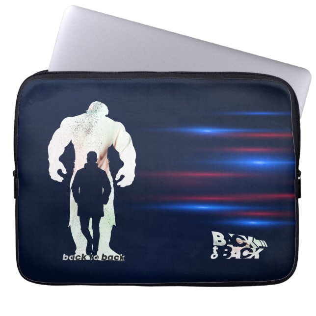 Terug naar Terug | 13-inch laptophoes Laptop Sleeve (Voorkant)