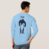 Terug naar Terug | Lange hoes van Mannen T-shirt (Achterkant volledig)