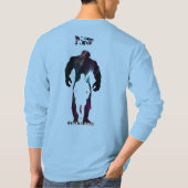 Terug naar Terug | Lange hoes van Mannen T-shirt (Achterkant)