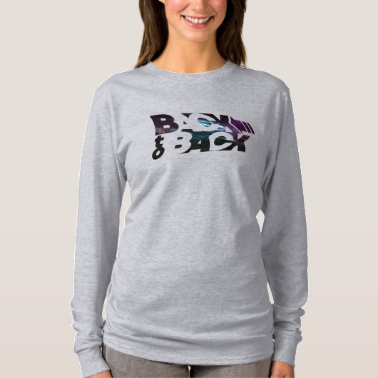 Terug naar Terug | Lange hoes voor vrouwen T-shirt (Voorkant)