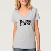 Terug naar Terug | Vrouwennek V-Neck T-shirt (Voorkant)