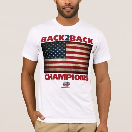 Terug naar Terug (Wereldoorlog) Champions T-shirt (Voorkant)