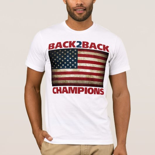 Terug naar Terug (Wereldoorlog) Champions T-shirt (Voorkant)