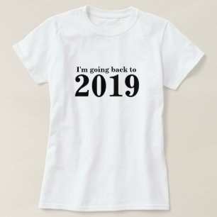 Terug naar Tijdreizen 2019 T-shirt