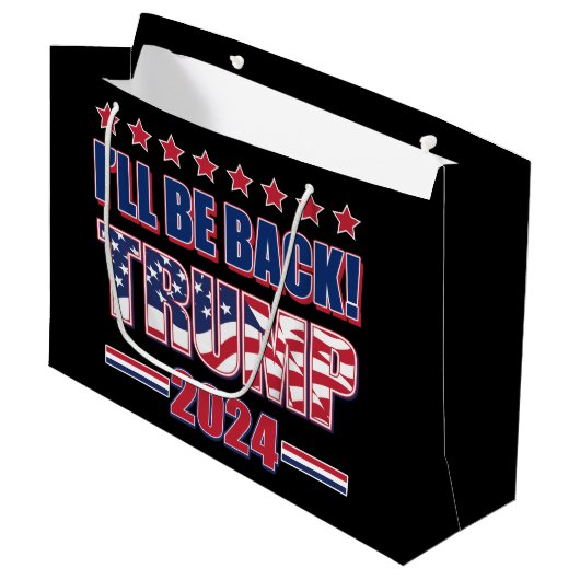 Terug naar Trump 2024 Groot Cadeauzakje (Voorkant Gekanteld)