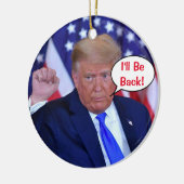 Terug naar Trump 2024 Keramisch Ornament (Links)