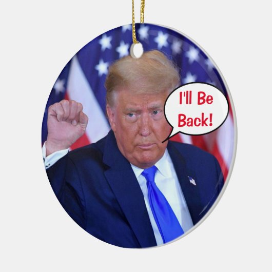 Terug naar Trump 2024 Keramisch Ornament (Links)