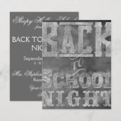 Terug naar uitnodiging 's avonds op school (Voorkant / Achterkant)