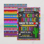 Terug naar uitnodiging van de Fiesta-partij op sch (Voorkant / Achterkant)