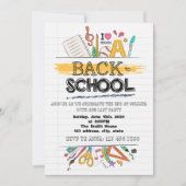 Terug naar uitnodiging van schoolfeest (Voorkant)