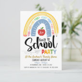 Terug naar uitnodiging van schoolpartij (Staand voorkant)