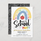 Terug naar uitnodiging van schoolpartij (Voorkant / Achterkant)