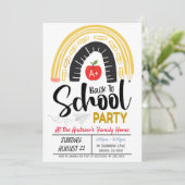 Terug naar uitnodiging van schoolpartij (Staand voorkant)