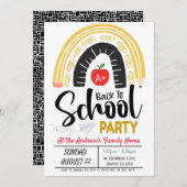 Terug naar uitnodiging van schoolpartij (Voorkant / Achterkant)