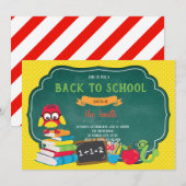 Terug naar uitnodiging van schoolpartij (Voorkant / Achterkant)