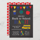 Terug naar Uitnodiging van schoolpartij (Voorkant / Achterkant)