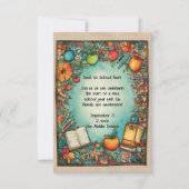 Terug naar Uitnodiging van schoolpartij (Voorkant)