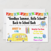 Terug naar Uitnodiging van schoolpartij (Voorkant)