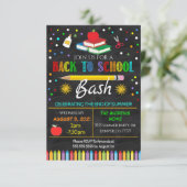 Terug naar uitnodiging van schoolpartij (Staand voorkant)