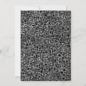 Terug naar uitnodiging van schoolpartij (Achterkant)