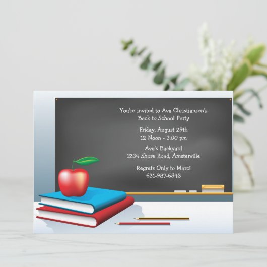 Terug naar Uitnodiging voor schooltijd (Staand voorkant)