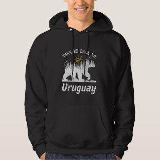 Terug naar Uruguay Vintage Uruguay Vakantie Hoodie