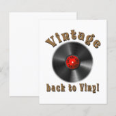 - Terug naar Vinyl, de plaat is terug, Oldie (Voorkant / Achterkant)