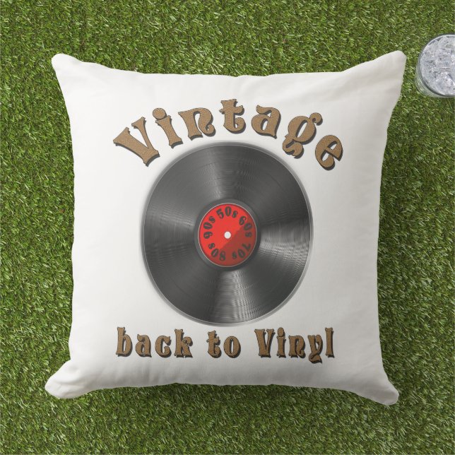  - Terug naar Vinyl, de plaat is terug, Oldie Buitenkussen (Gras)