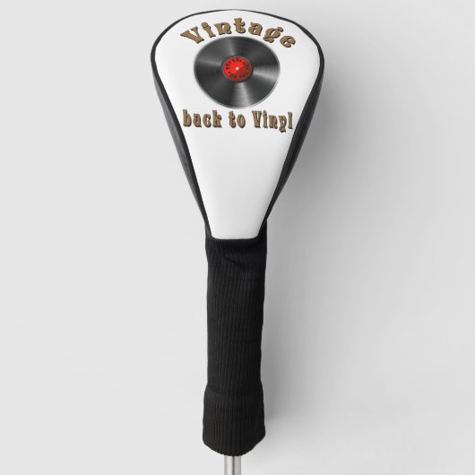 - Terug naar Vinyl, de plaat is terug, Oldie Golfheadcover (Voorkant)