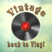 - Terug naar Vinyl, de plaat is terug, Oldie Raamsticker (Vel 3)
