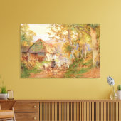 Terug naar Vold Canvas Afdruk (Insitu (Woonkamer))