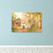 Terug naar Vold Canvas Afdruk (Insitu (Houten vloer))