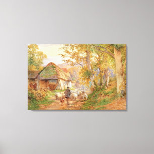Terug naar Vold Canvas Afdruk