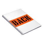Terug naar Voren Notitieboek (Rechterzijde)