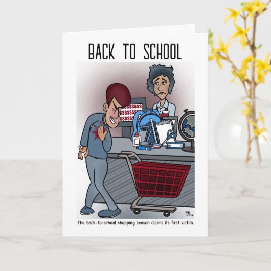 Terug naar Wenskaart op school Kaart (Gele Bloem)