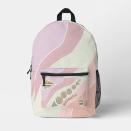 Terug naar wiskunde Print Cut Sew Bag Bedrukte Rugzak