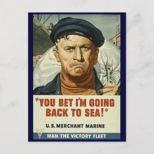 Terug naar Zee Briefkaart