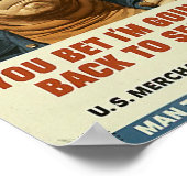 Terug naar Zee Poster (Hoek)