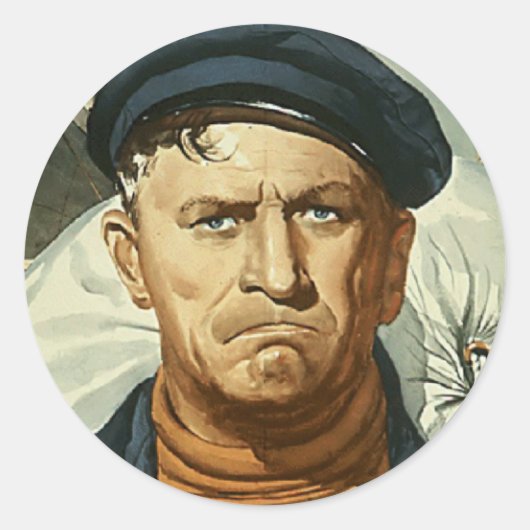 Terug naar Zee Sticker (Voorkant)