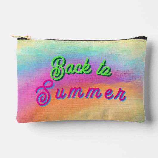 Terug naar Zomer Kleine Accessoirezak Etui (Voorkant)