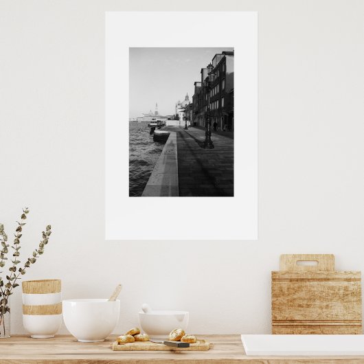 Terug naar zonsondergang poster (Keuken)