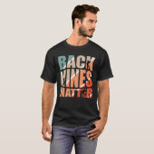 Terug Nines Matter voor een Golfer T-shirt (Voorkant volledig)
