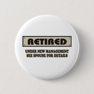 TERUG. Onder Nieuw Beheer Ronde Button 5,7 Cm