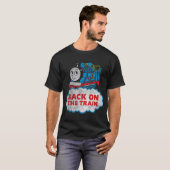 Terug op de trein t-shirt (Voorkant volledig)
