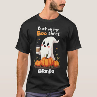 Terug op mijn boekenblad Funny Halloween Boo Ghost T-shirt
