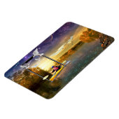 Terug op mijn Om Game Flexible Photo Magnet Magneet (Linkerzijde)