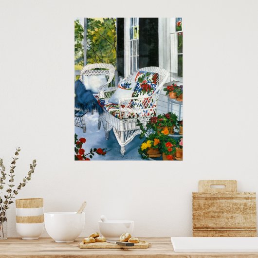 Terug Porch Poster (Keuken)