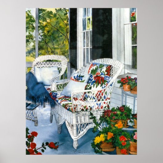 Terug Porch Poster (Voorkant)